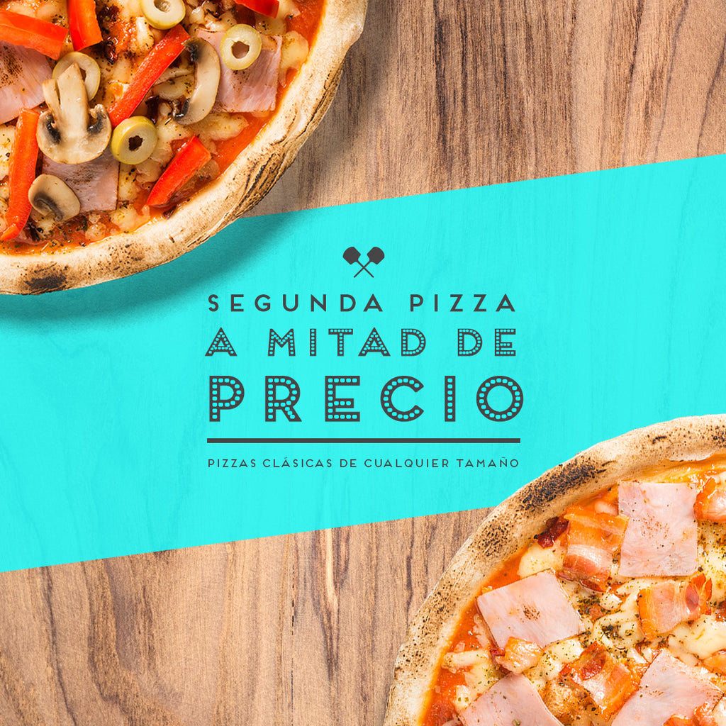 Segunda Pizza a Mitad de Precio